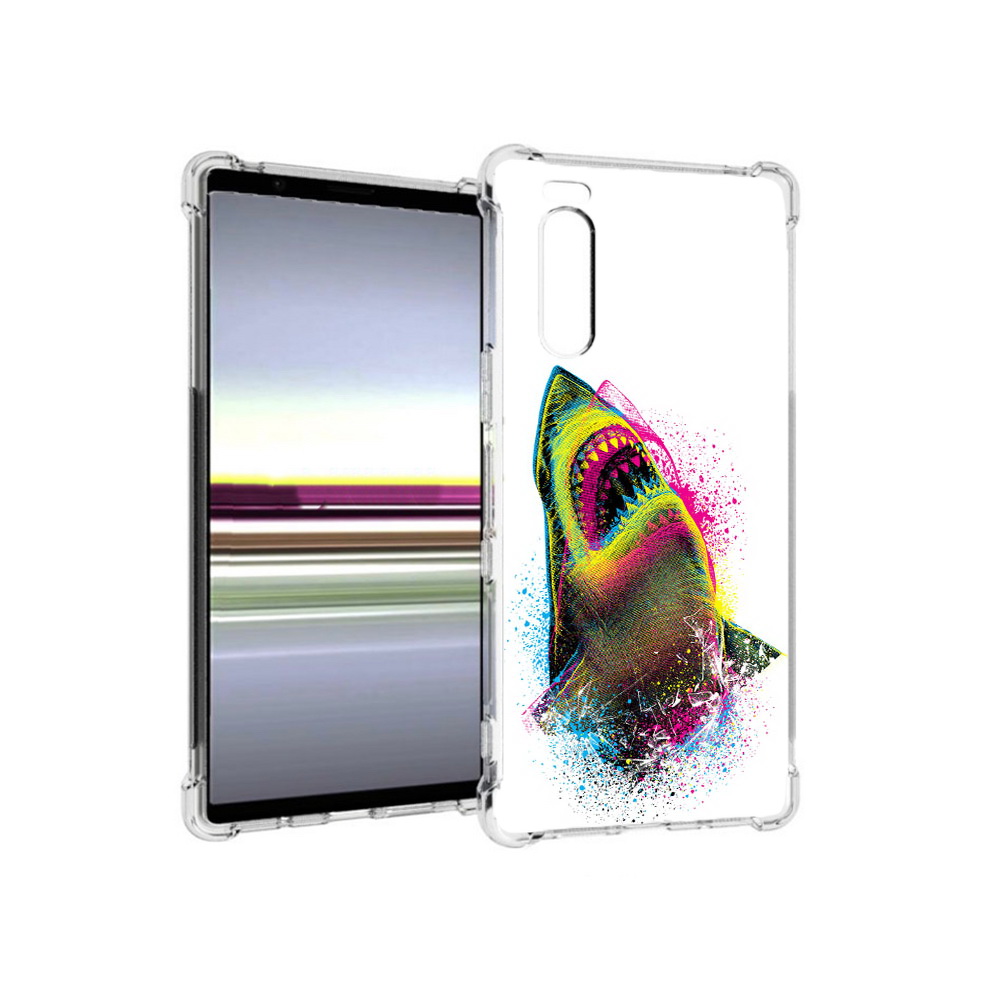 

Чехол MyPads Tocco для Sony Xperia 5 челюсти-2 (PT139963.234.674), Прозрачный, Tocco