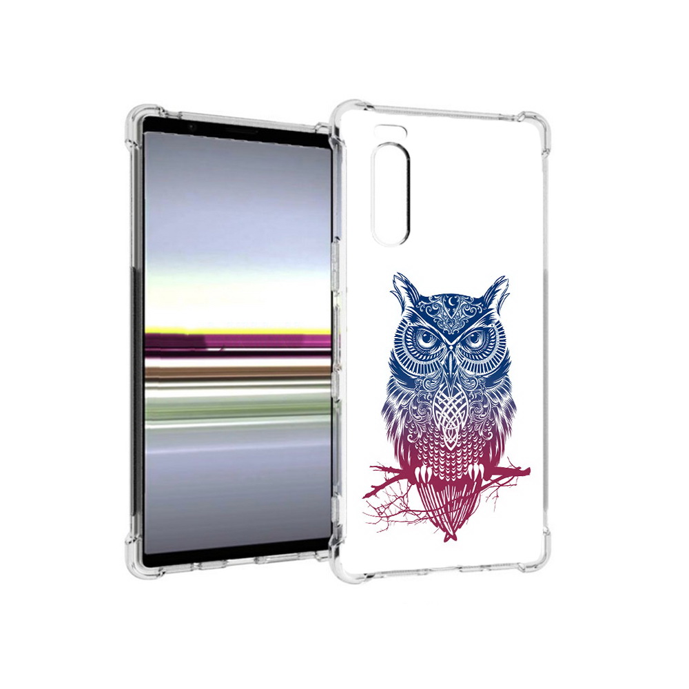 

Чехол MyPads Tocco для Sony Xperia 5 хиппи сова (PT139963.234.664), Прозрачный, Tocco