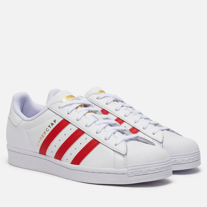 

Кеды унисекс Adidas Superstar Moscow белые 38.5 EU, Superstar Moscow