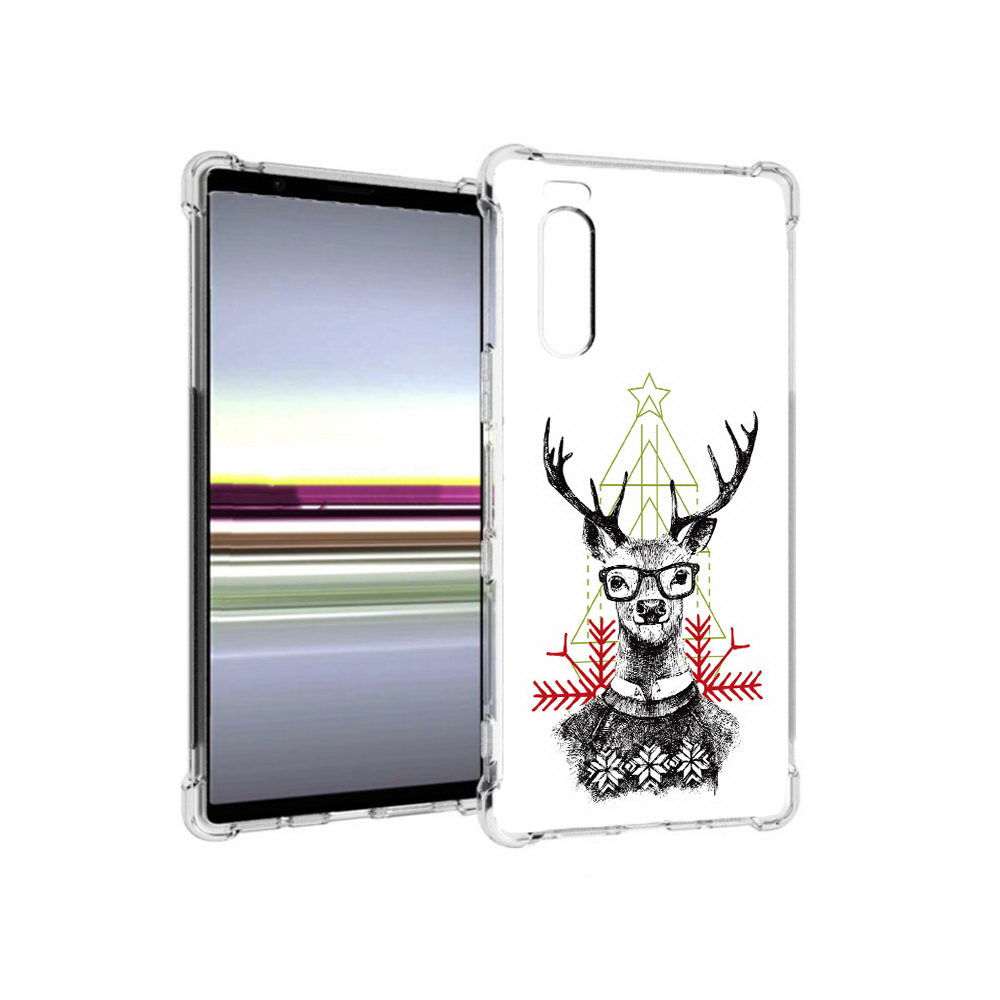 

Чехол MyPads Tocco для Sony Xperia 5 умный олень (PT139963.234.652), Прозрачный, Tocco