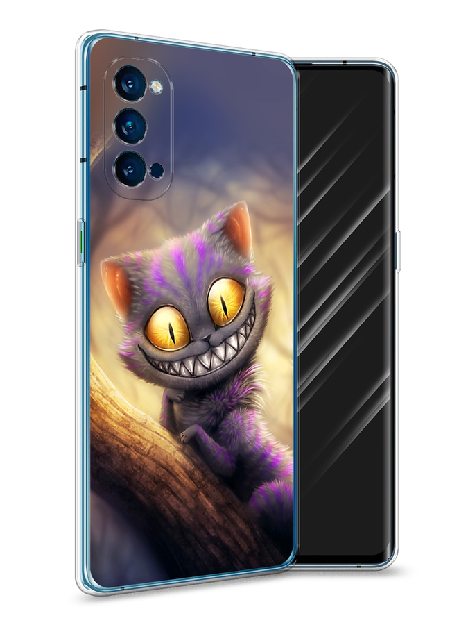 

Чехол Awog на Oppo Reno 4 Pro 5G "Cheshire Cat", Разноцветный, 253750-1