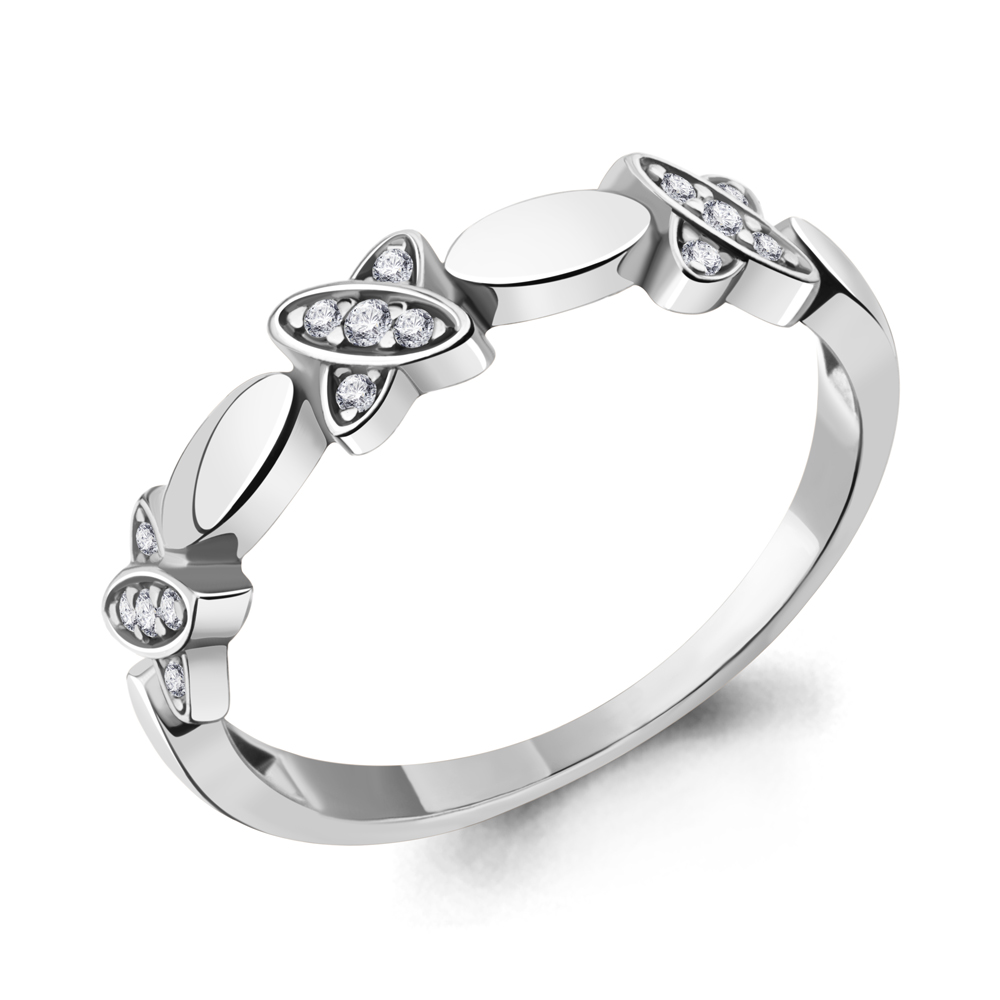 

Кольцо из белого золота с бриллиантом р. Aquamarine 963900А, 963900А_585_бз