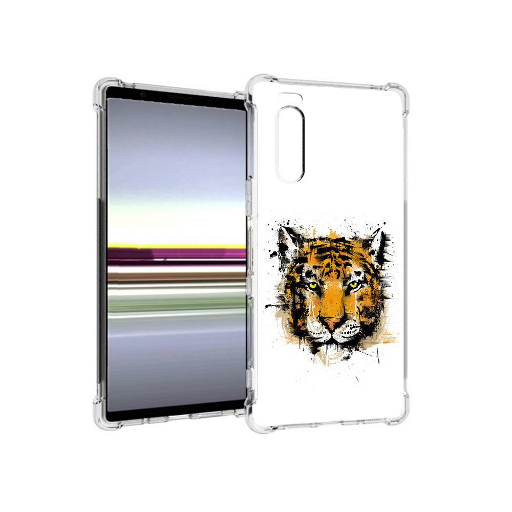 

Чехол MyPads Tocco для Sony Xperia 5 тигруля (PT139963.234.643), Прозрачный, Tocco