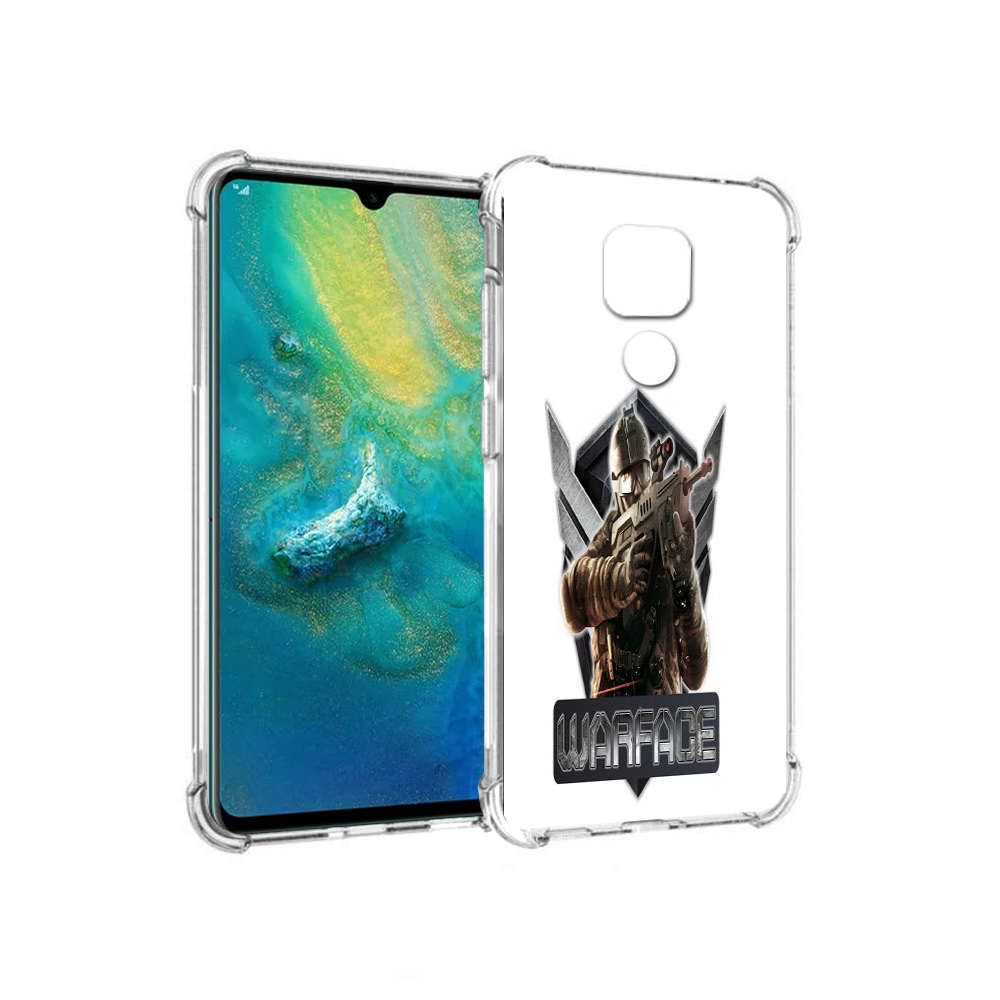 

Чехол MyPads Tocco для Huawei Mate 20x игра про войну (PT124578.30.374), Прозрачный, Tocco