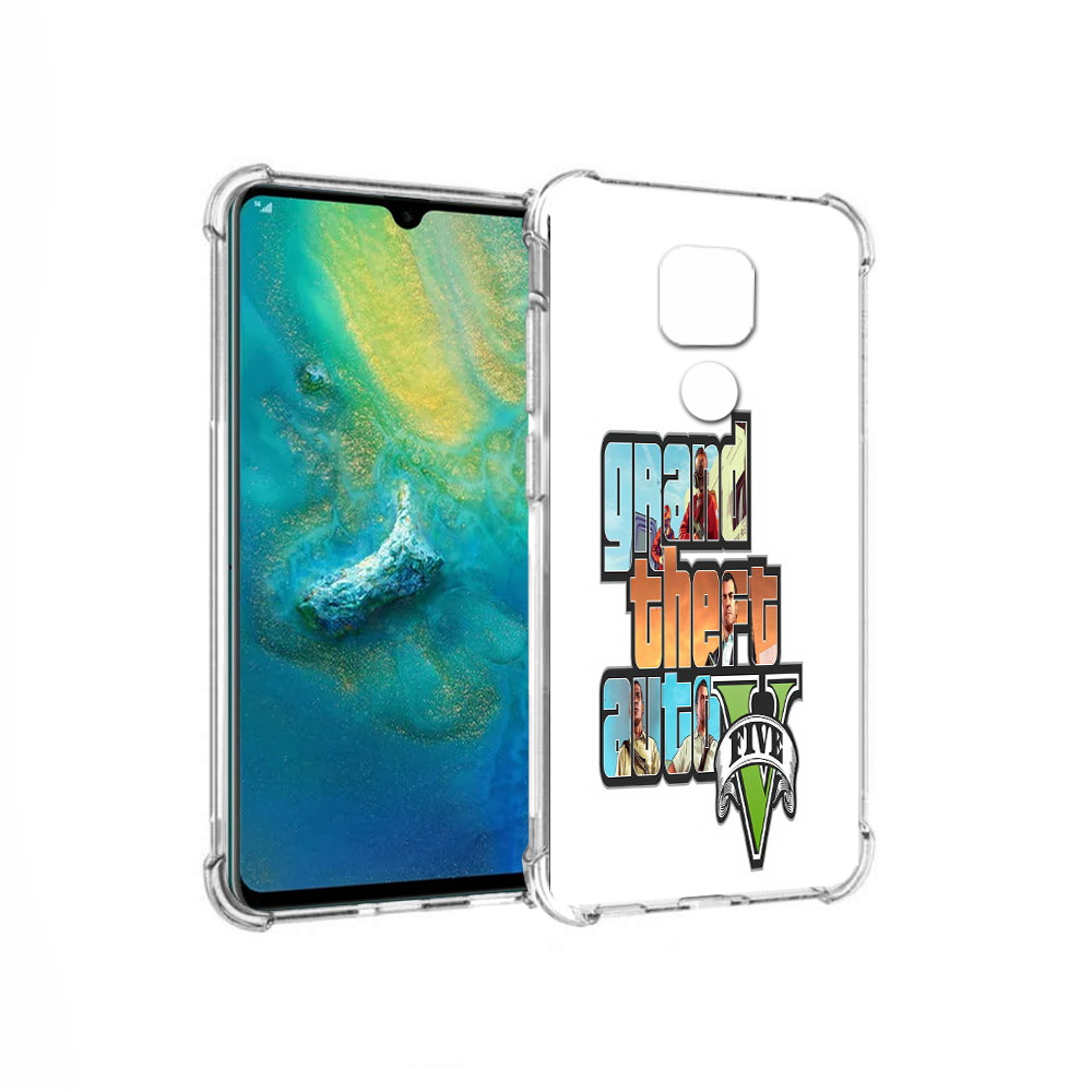 

Чехол MyPads Tocco для Huawei Mate 20x игра гта (PT124578.30.373), Прозрачный, Tocco