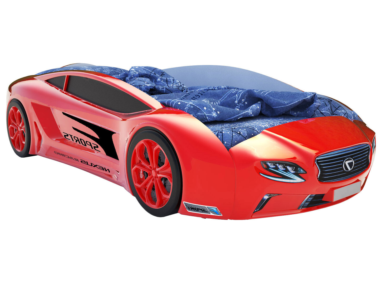 

Кровать-машина Киндер Roadster Лексус Красный (Лексус Roadster) Без подсветки, Лексус