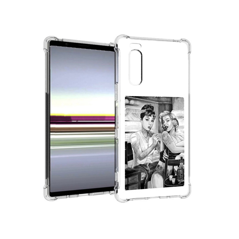 

Чехол MyPads Tocco для Sony Xperia 5 тату мастер (PT139963.234.637), Прозрачный, Tocco