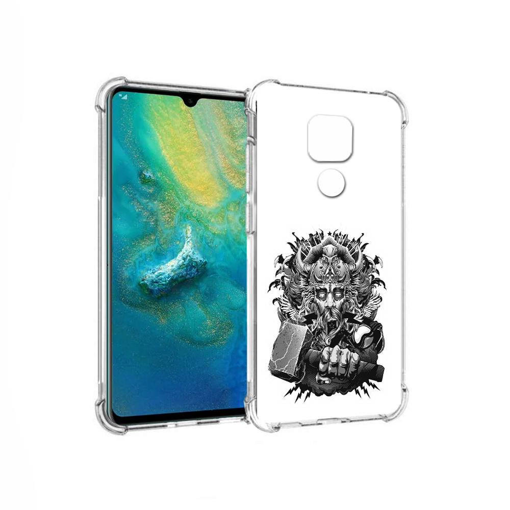 Чехол MyPads Tocco для Huawei Mate 20x злой тор (PT124578.30.363)