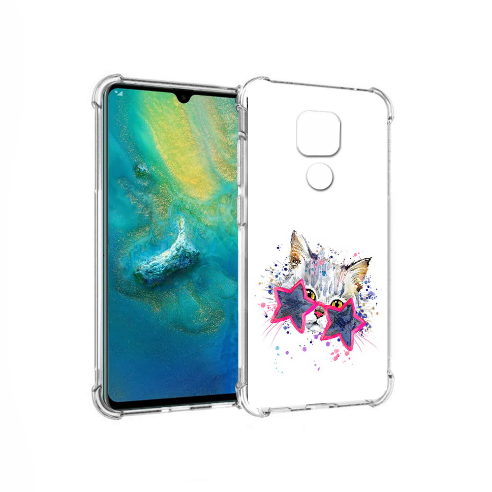 

Чехол MyPads Tocco для Huawei Mate 20x звездные очки (PT124578.30.353), Прозрачный, Tocco