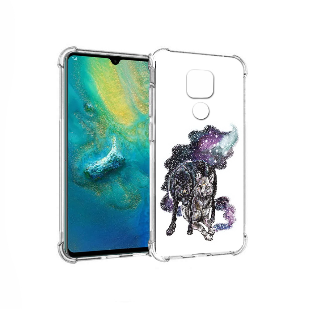 

Чехол MyPads Tocco для Huawei Mate 20x звездные волки (PT124578.30.352), Прозрачный, Tocco