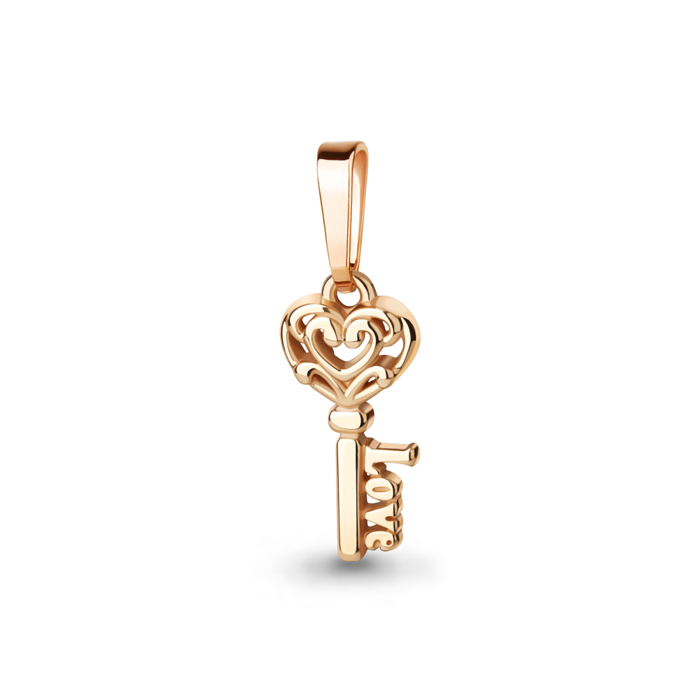 

Подвеска из красного золота Aquamarine 16267, 16267_585_кз