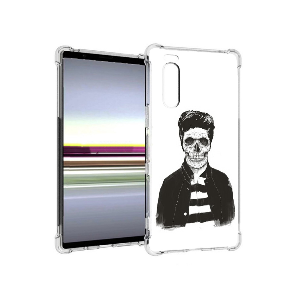 

Чехол MyPads Tocco для Sony Xperia 5 скелет (PT139963.234.604), Прозрачный, Tocco