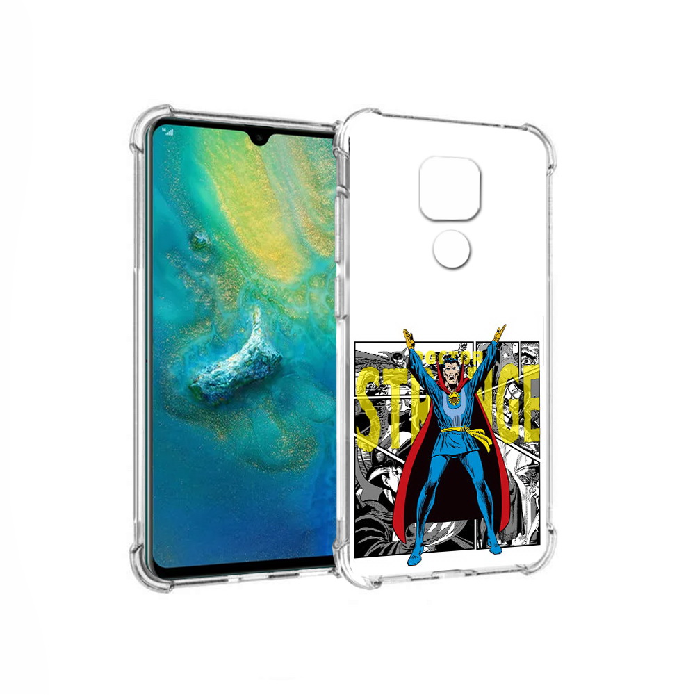 

Чехол MyPads Tocco для Huawei Mate 20x доктор стренж комикс (PT124578.30.334), Прозрачный, Tocco