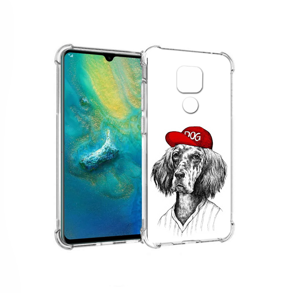 

Чехол MyPads Tocco для Huawei Mate 20x дог (PT124578.30.333), Прозрачный, Tocco