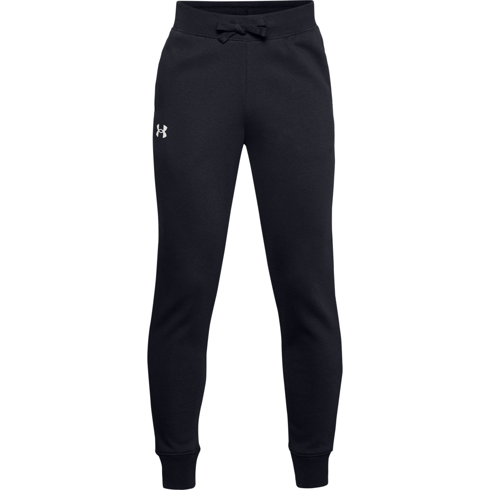 Брюки Under Armour Rival Cotton Pants 1357634-001 черный р.158