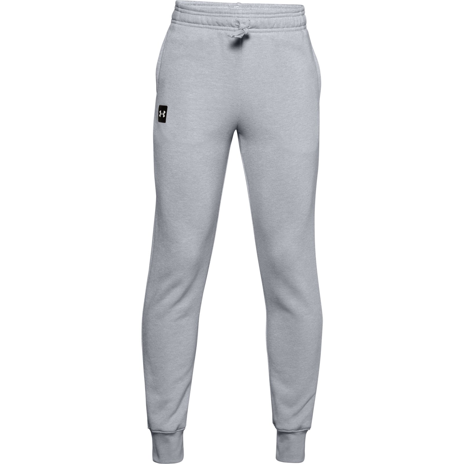 фото Брюки under armour rival fleece joggers 1357628-011 серый р.134