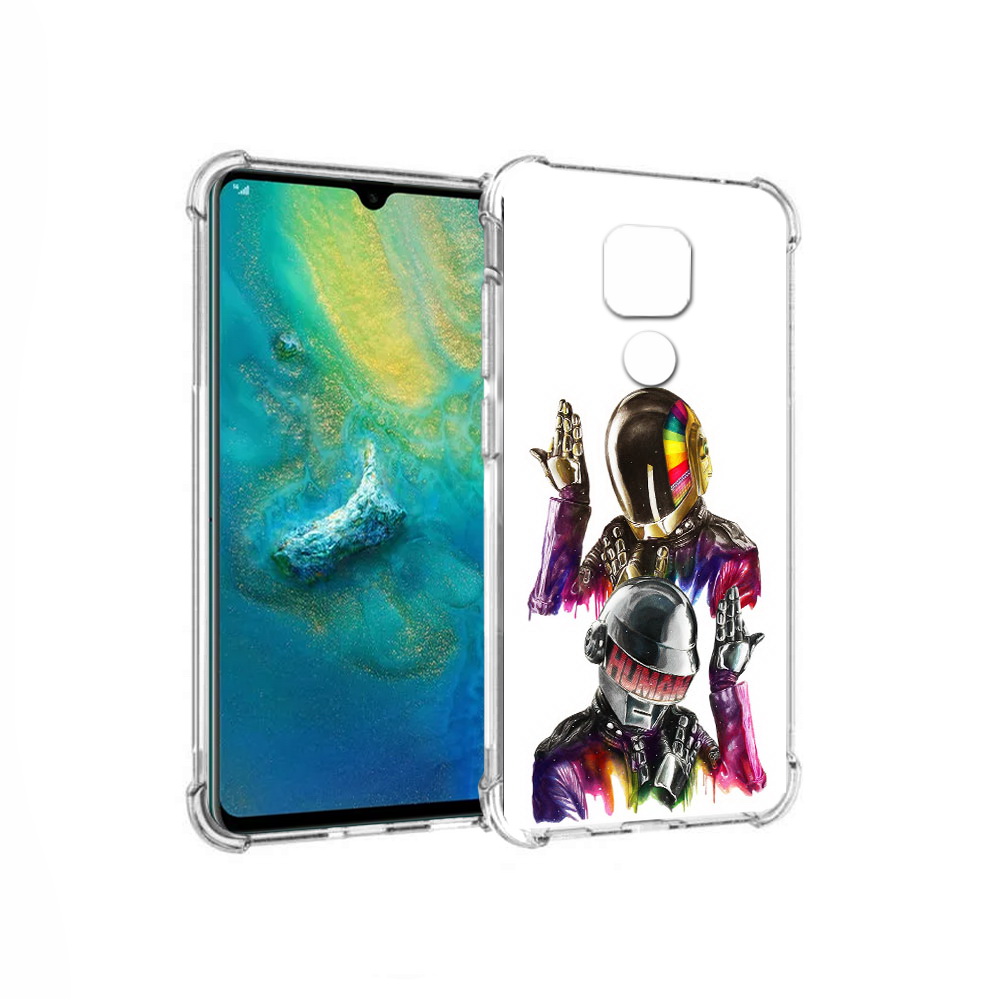 

Чехол MyPads Tocco для Huawei Mate 20x диско космонавты (PT124578.30.329), Прозрачный, Tocco