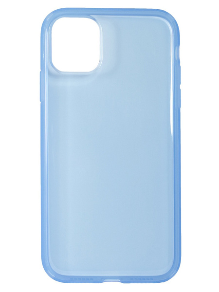 

Накладка силикон OMM для IPhone 11 прозрачный синий, НакладкасиликонOMMIPhone11