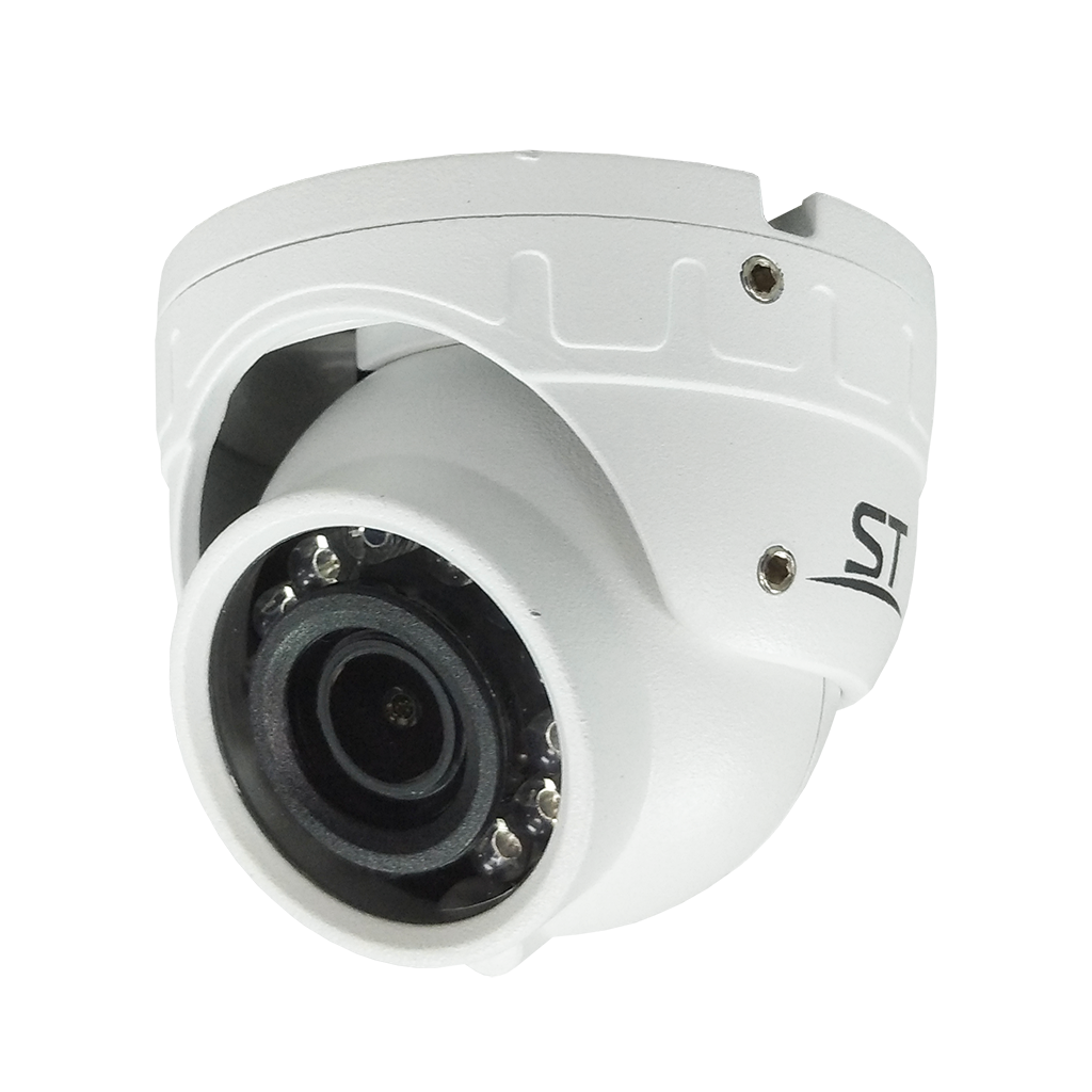 Видеокамера Space Technology ST-S2501 POE белая (2,8mm) автолампа диод skyway s25 5 smd диодов ba15s 1 контактная белая противотуманные стопы задний ход s08201056