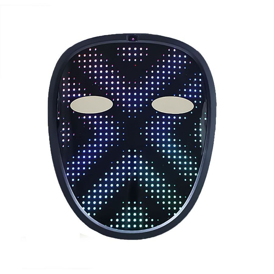 Светодиодная LED маска для вечеринок Minimask детская интерактивная маска динозавра раптор звуковые эффекты работает от батареек