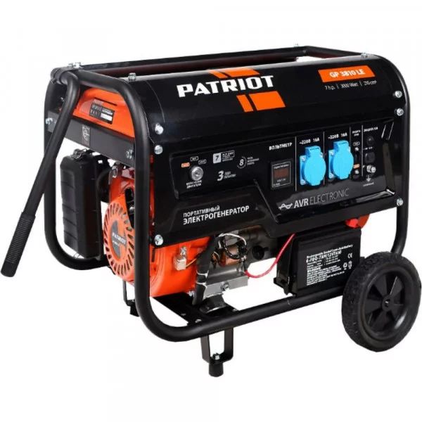 Бензиновый генератор PATRIOT GP 3810LE 474101550