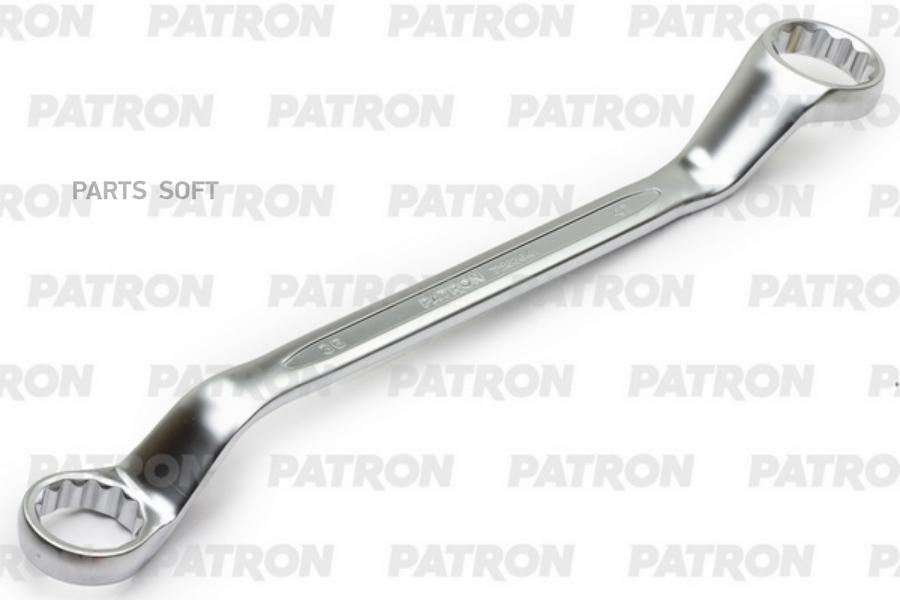 PATRON P-7583641 Ключ накидной изогнутый на 45 градусов, 36х41 мм 1шт