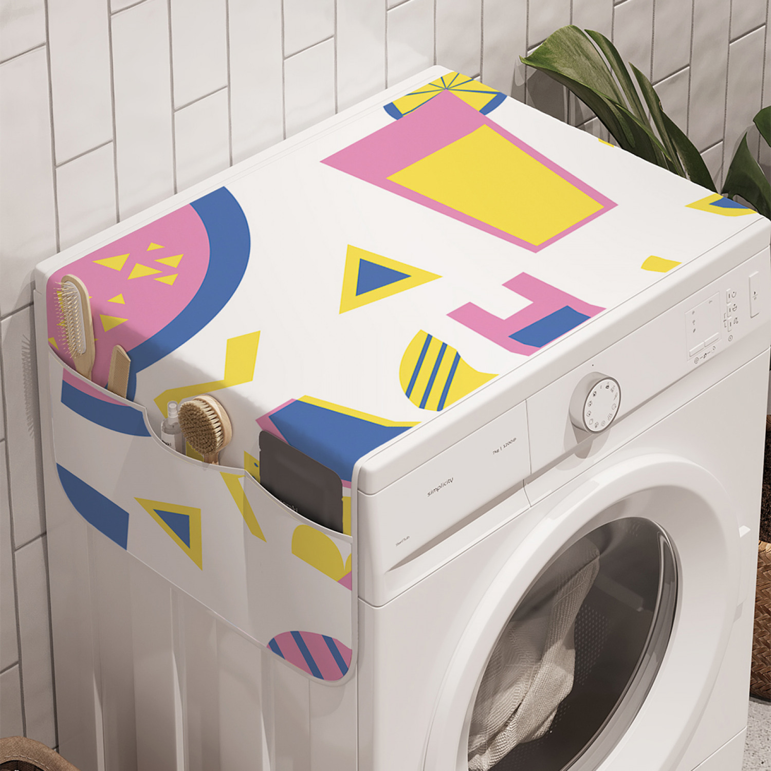 

Органайзер для хранения Ambesonne "Летний пляж" на стиральную машину, 45x120 см, Летний пляж