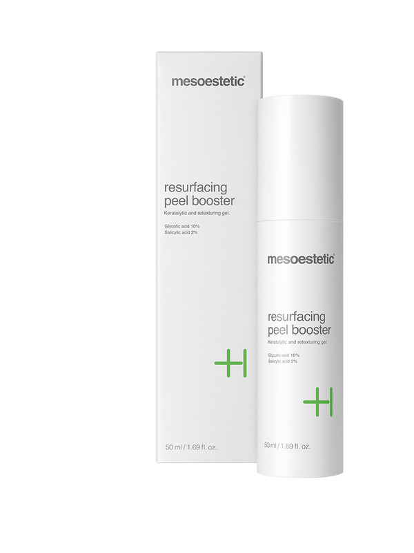 фото Гель для лица для уменьшения пор mesoestetic resurfacing peel booster 50 мл