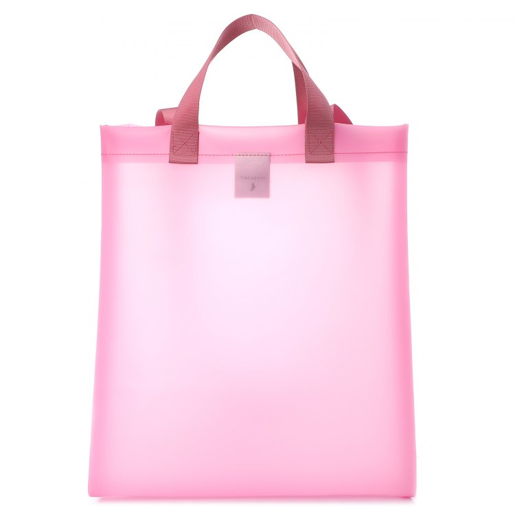 

Сумка-шоппер женская Calzetti TRANSPARENT SHOPPER, светло-розовый, TRANSPARENT SHOPPER