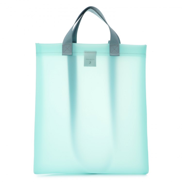 

Сумка-шоппер женская Calzetti TRANSPARENT SHOPPER, бирюзовый, TRANSPARENT SHOPPER