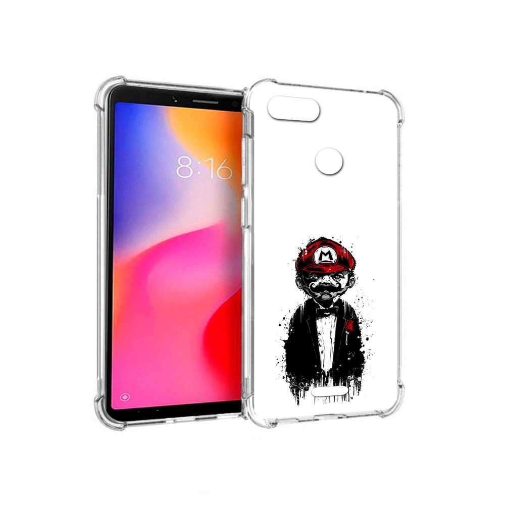 

Чехол MyPads Tocco для Xiaomi Redmi 6 марио (PT113762.304.458), Прозрачный, Tocco