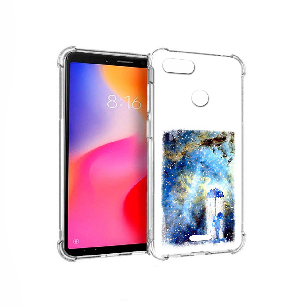 

Чехол MyPads Tocco для Xiaomi Redmi 6 мальчик в небе (PT113762.304.455), Прозрачный, Tocco