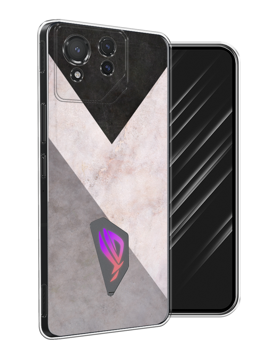 

Чехол Awog на Asus ROG Phone 8 "Геометричный мрамор", Бежевый, 45150-1
