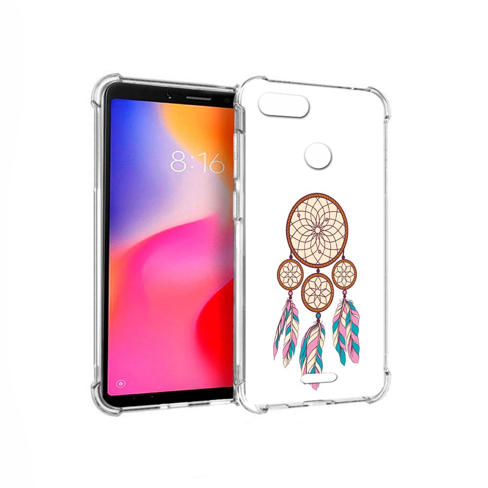 

Чехол MyPads Tocco для Xiaomi Redmi 6 ловец снов бежевый (PT113762.304.442), Прозрачный, Tocco