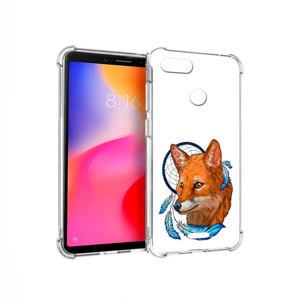 

Чехол MyPads Tocco для Xiaomi Redmi 6 лиса и ловец снов (PT113762.304.438), Прозрачный, Tocco