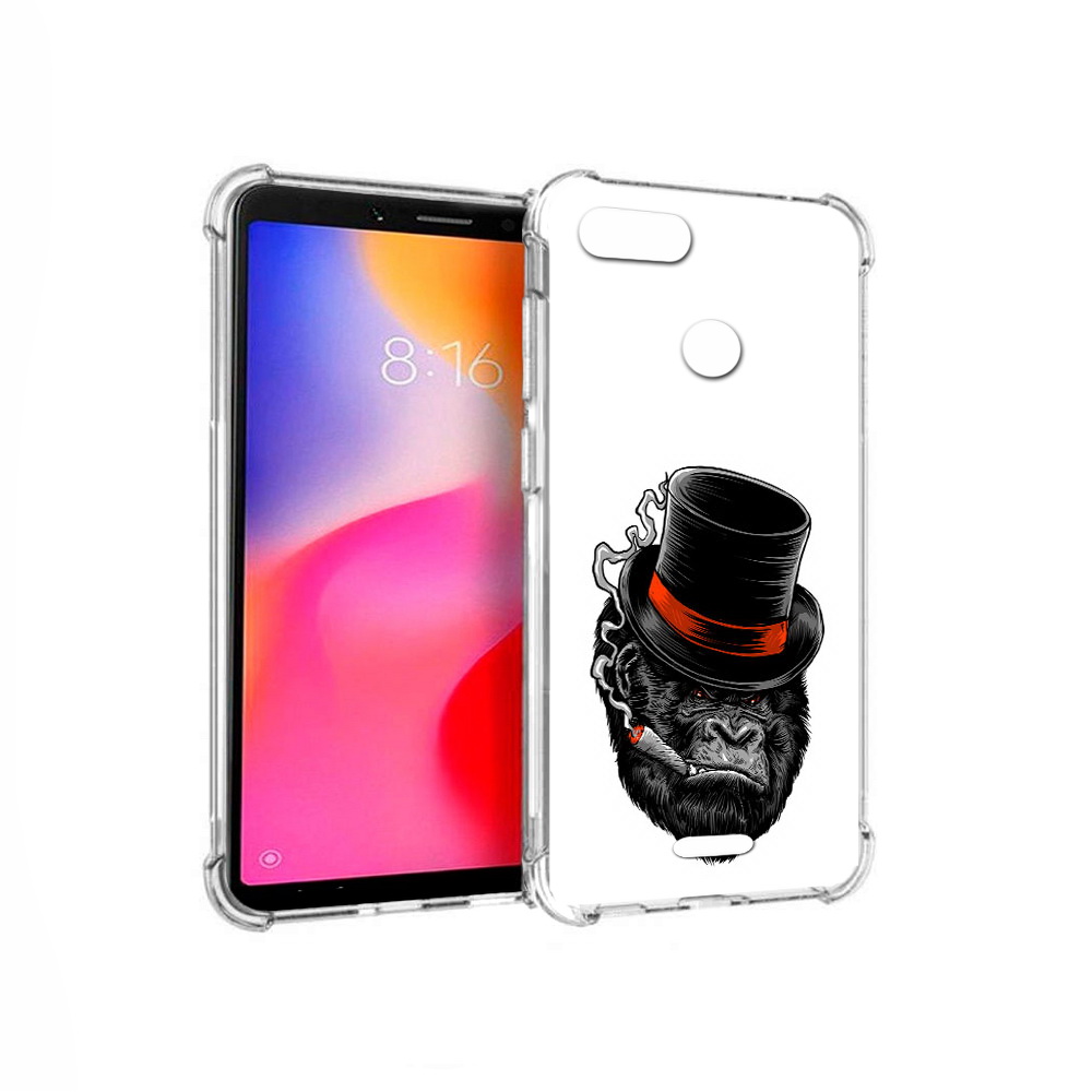 

Чехол MyPads Tocco для Xiaomi Redmi 6 дизайнерская горилла (PT113762.304.431), Прозрачный, Tocco