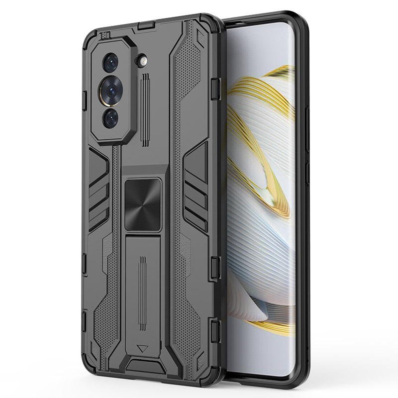 

Противоударный чехол с подставкой Transformer для Huawei Nova 10, черный, Transformer