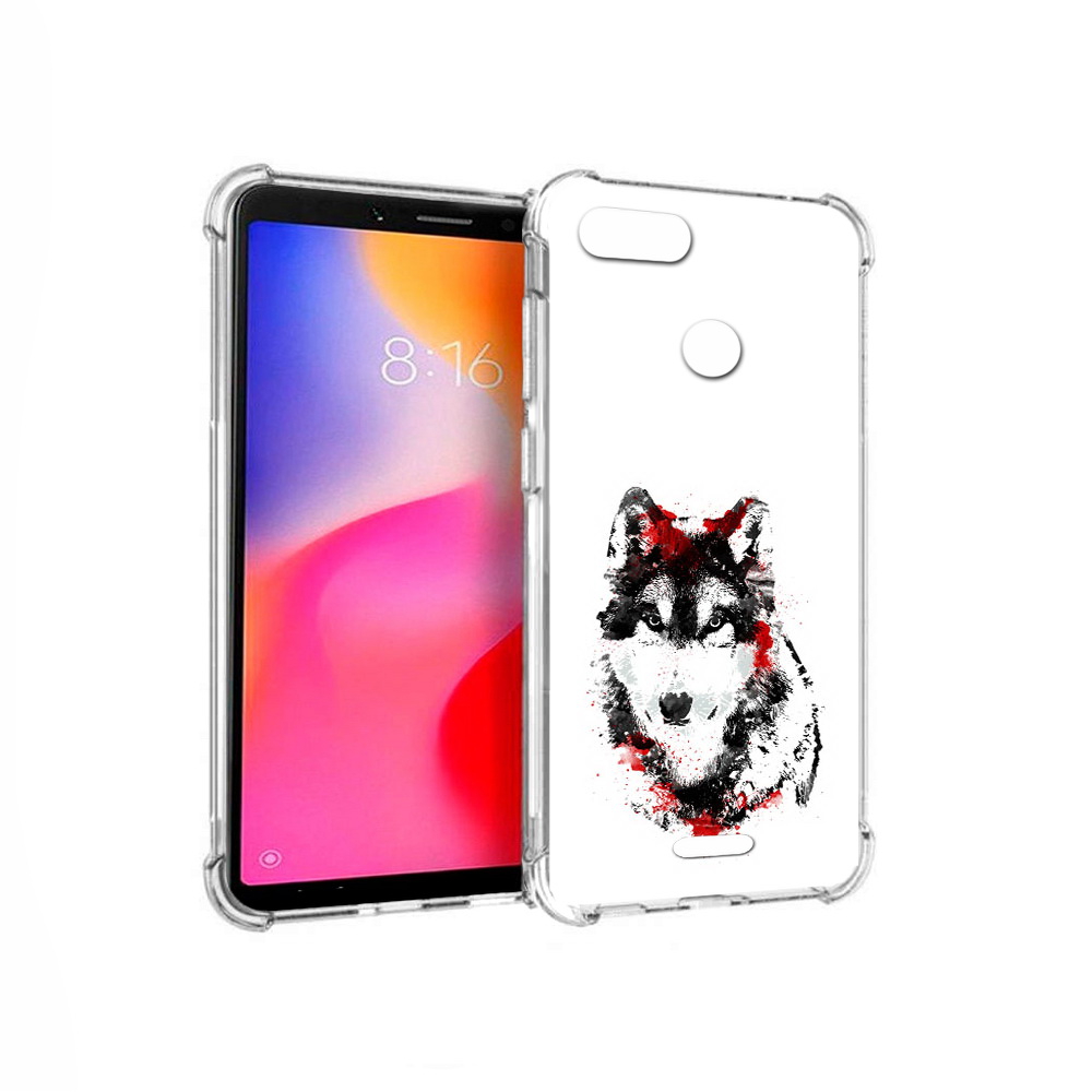 

Чехол MyPads Tocco для Xiaomi Redmi 6 кровавый волк (PT113762.304.416), Прозрачный, Tocco