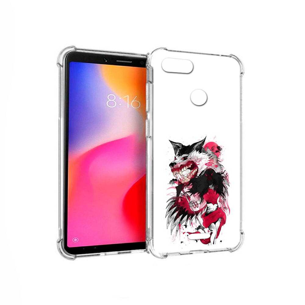 

Чехол MyPads Tocco для Xiaomi Redmi 6 красная шапочка (PT113762.304.410), Прозрачный, Tocco
