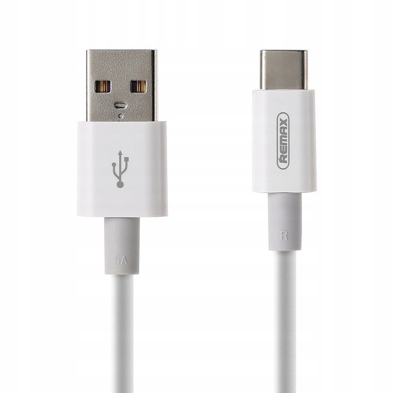 

Дата-кабель USB 5A для Type-C Remax Super-fast RC-136a 1м White