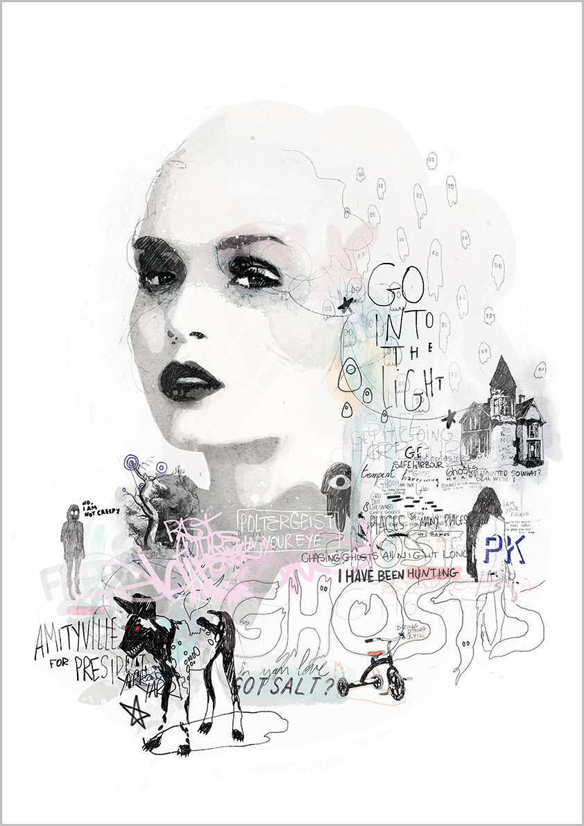 

Большой постер на стену I've Been Hunting Ghosts For Your Love 60х90 см без рамы, MDPHUNTING