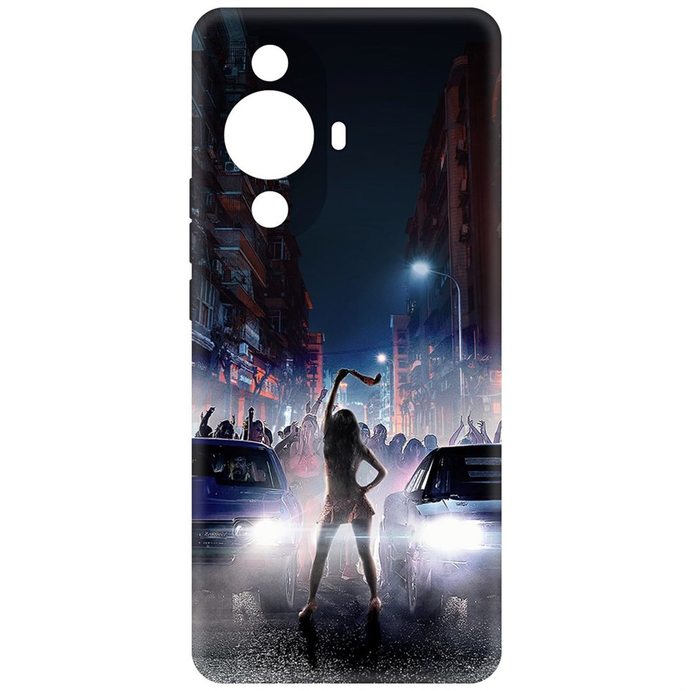 

Чехол-накладка Krutoff Soft Case Форсаж. Стритрейсинг для Huawei Nova 11 Pro, Черный