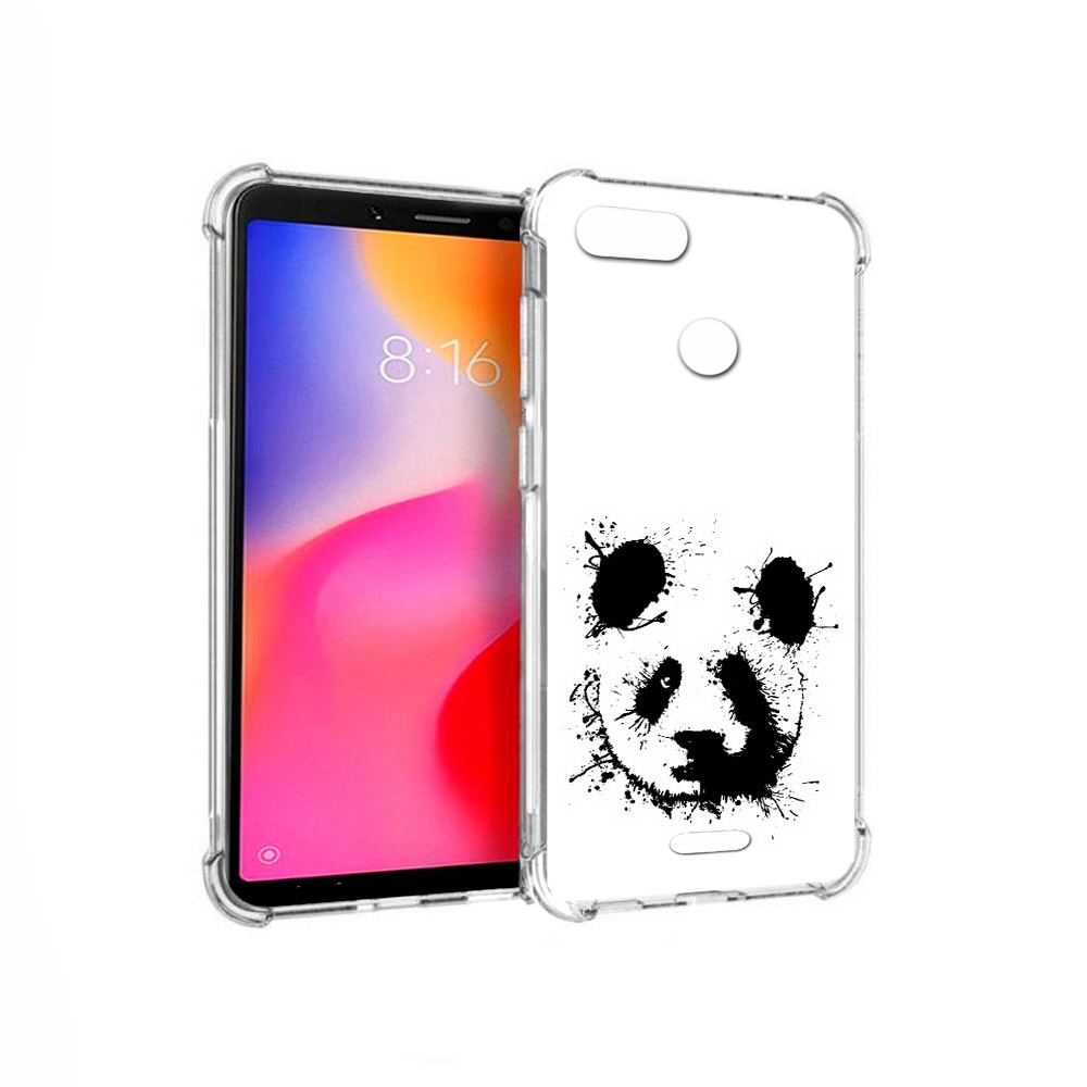

Чехол MyPads Tocco для Xiaomi Redmi 6 клякса-панда (PT113762.304.389), Прозрачный, Tocco