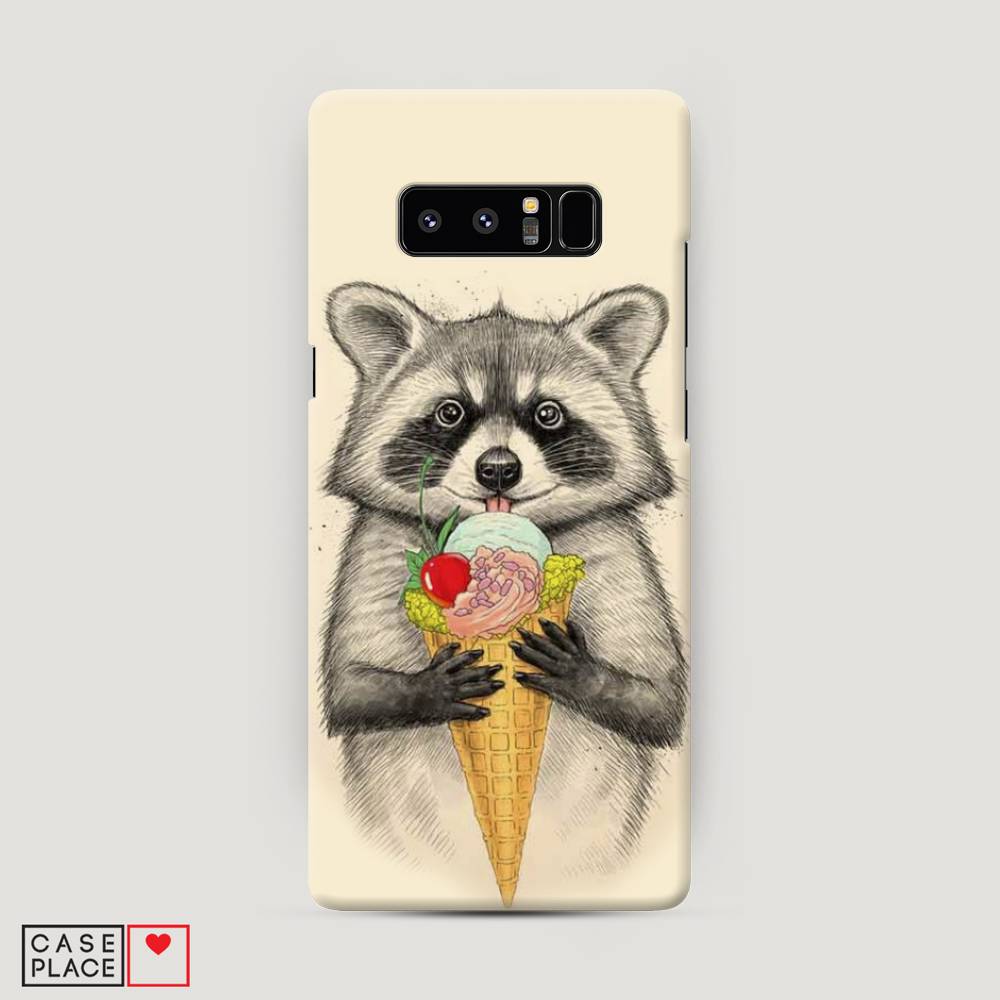 

Чехол Awog "Енот с мороженым" для Samsung Galaxy Note 8, 25220-7