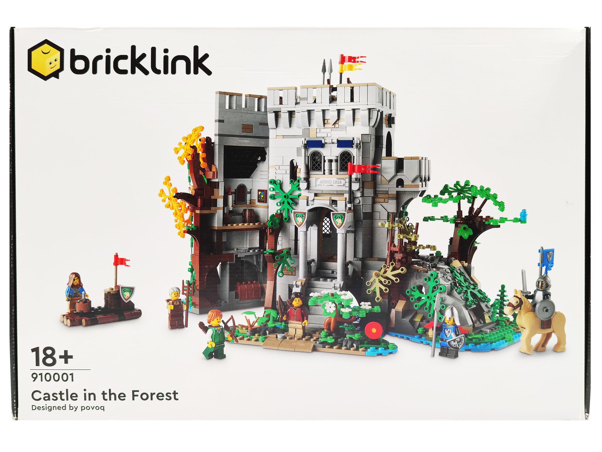 

Конструктор Lego Bricklink 910001 Замок в лесу