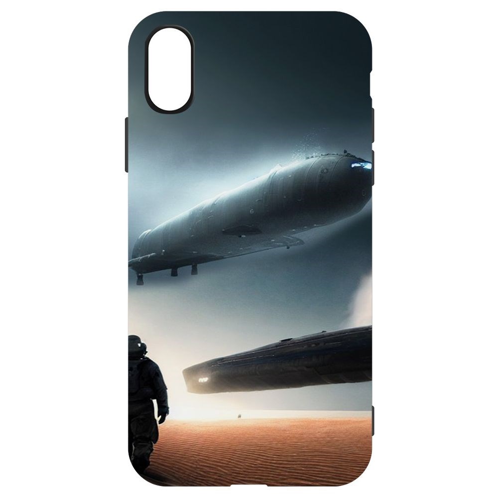 

Чехол-накладка Софт Пора лететь для iPhone XR, Черный