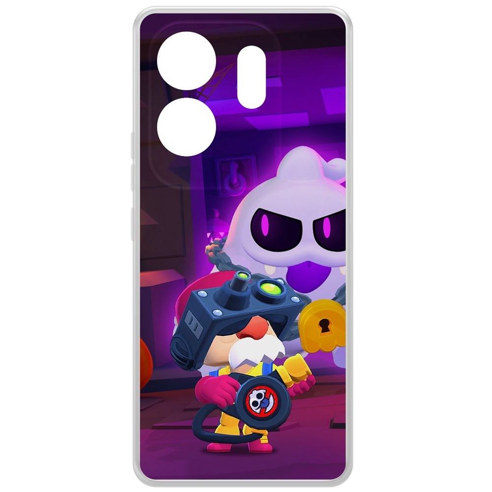 

Чехол-накладка Case Brawl Stars-Охотник за Скуиками Гэйл для INFINIX Zero 30 4G, Прозрачный