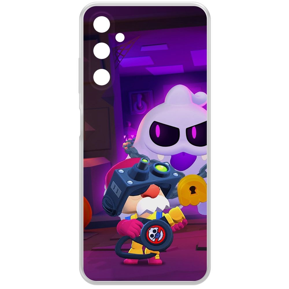 

Чехол-накладка Case Brawl Stars-Охотник за Скуиками Гэйл для Samsung Galaxy A05s, Прозрачный