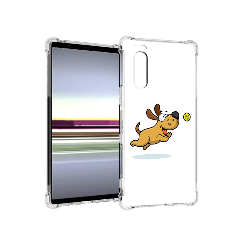 

Чехол MyPads Tocco для Sony Xperia 5 пёсик (PT139963.234.563), Прозрачный, Tocco