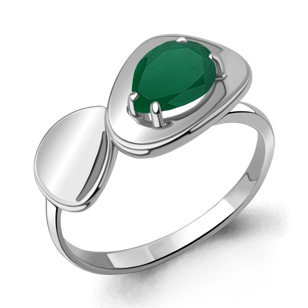 

Кольцо из серебра с агатом р., Aquamarine 6960209, 6960209_925_р